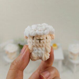 Handmade Amigurumi Crochet Sheep Plushie